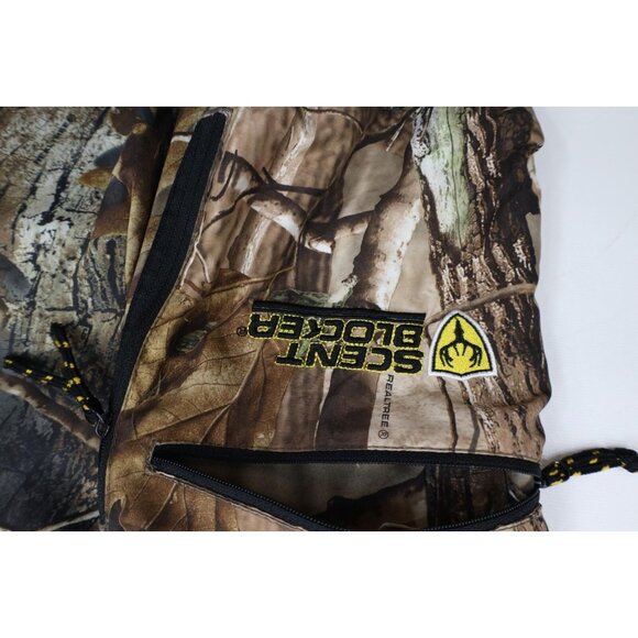 Vtg Scentblocker Mens XL Distressed Realtree Pro Series Camouflage Joggers Pants - Picture 7 of 13